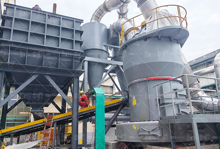 80,000 TPY Phosphate Ore Grinding Line in Vietnam image
