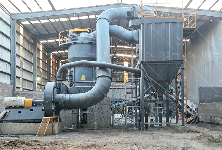 150,000 TPY Gangue Grinding Production Line in India image