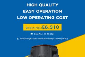 Shanghai Zenith Vertical pre-grinding mill will debut at Bauma CHINA 2024