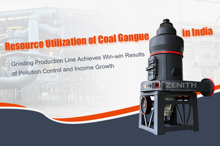 Resource Utilization of Coal Gangue in India, Grinding Production Line Achieves Win-win Results of Pollution Control and Income Growth img